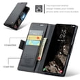 thumbnail image 3 of CaseMe Leather For Samsung Galaxy A57 5G Wallet Case with RFID Blocking, For Samsung Galaxy A57 5G Case Wallet for Women Men Card Holder Magnetic Clasp Kickstand Folio Case,Black,For Galaxy A57 5G, 3 of 11