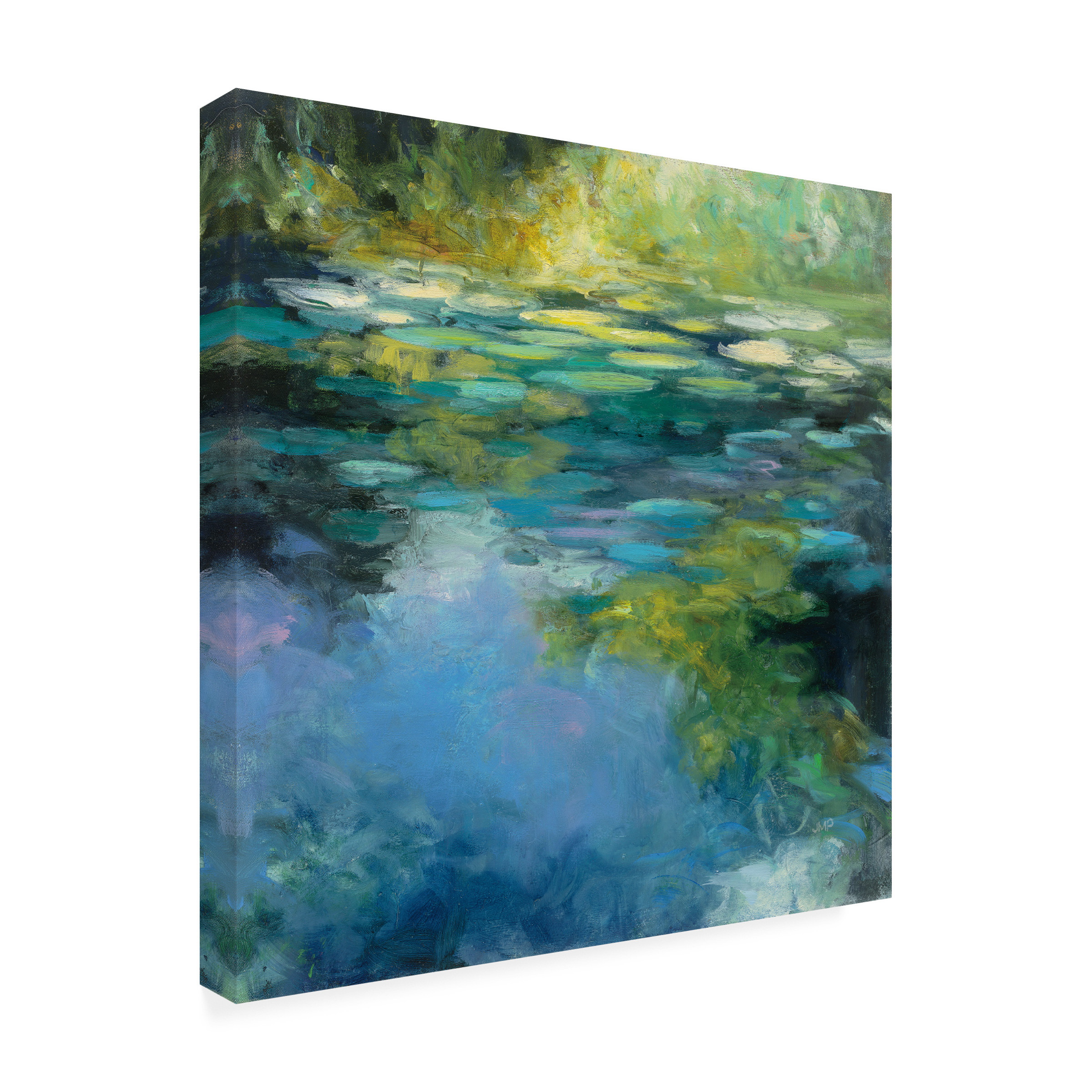 Trademark Fine Art 'Water Lilies III' Canvas Art by Julia Purinton