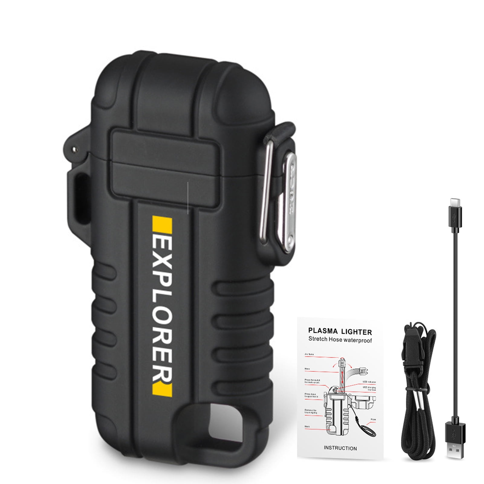 Electric Lighter Portable Windproof USB Rechargeable Lighter Igniter for  Candle Camping Cooking BBQ - Walmart.ca