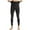 Black, variant on Mans Winter Long Johns Solid-Color Underwear Leggings Fleece Thick Underwear Thermal Pants Black