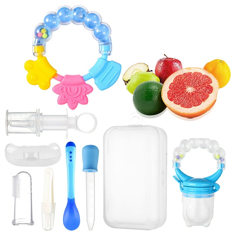 Food Feeder Baby Fruit Pacifier (3 Pcs) Silicone Pacifiers Spoon