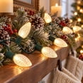Diamond Led String Light Indoor 20-Count Battery-Operated LED Diamond-Cut C3 Christmas String ...