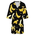 thumbnail image 5 of Banana Womens Dress With Pockets Summer V Neck 3/4 Sleeve Dress Plus Size Loose Dress, 5 of 7