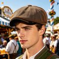 thumbnail image 2 of SHUNSUI British Newsboy Cap Hat Casual Painter Hat for Artist for Women French Bonnet Hat 1920s Hat for Women Wool Hat Men Knitted Wool for Girl Men Fashion Hats French Tame Hat French for Women, 2 of 4