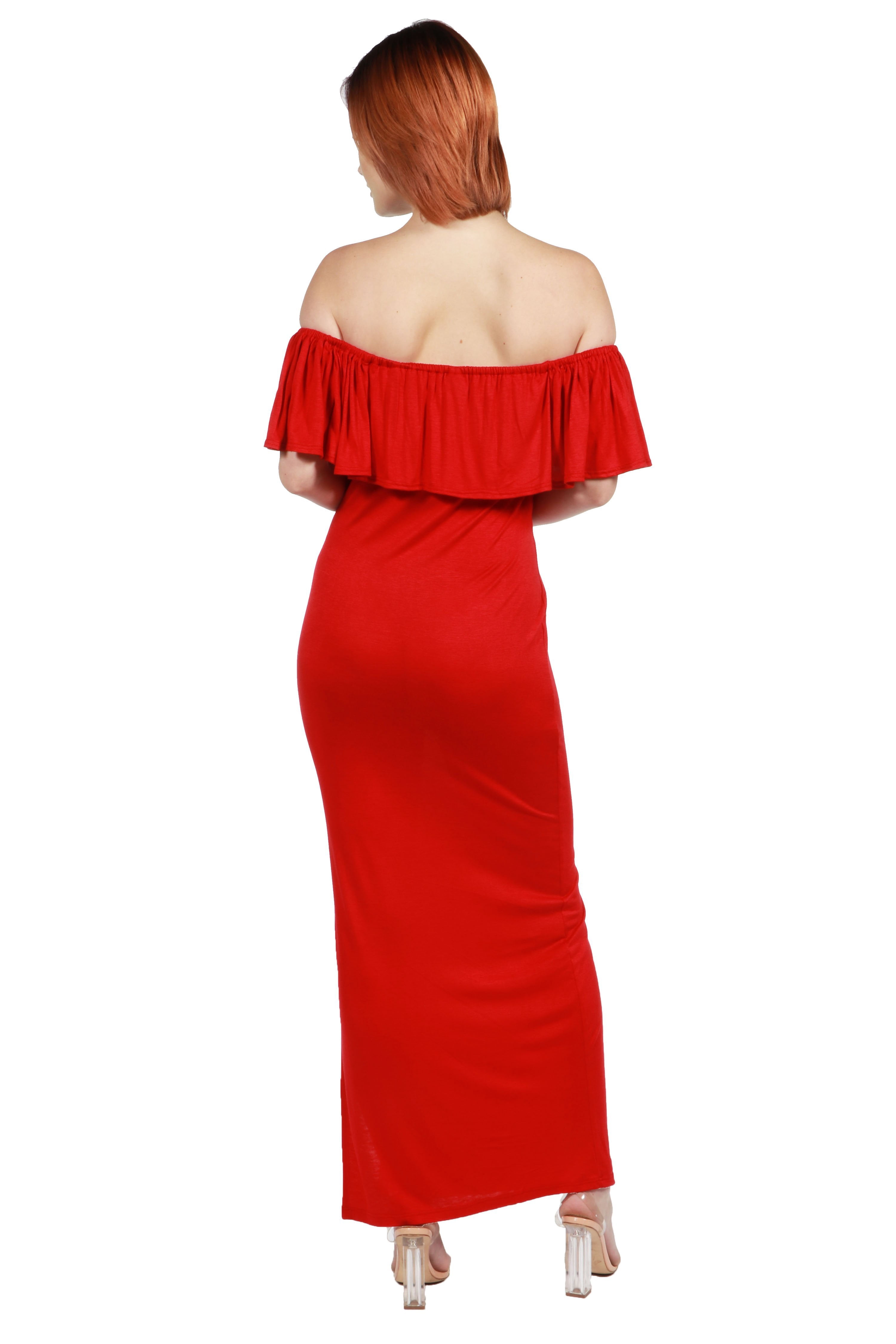 Women's Long Cool Woman Off the Shoulder Dress