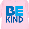 thumbnail image 4 of Inktastic Be Kind Logo in Blue Boys or Girls Long Sleeve Toddler T-Shirt, 4 of 5