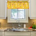 thumbnail image 2 of Yayeee Kitchen Valance Rod Pocket 54" x 18" Living Room Window Curtain, White Stars, 2 of 6
