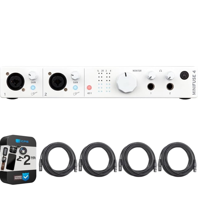 Interfaz de Audio Arturia MiniFuse 4 Portátil USB-C con 4 Entradas