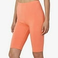 Chnzic Sport Yoga Solid Mid Thigh Stretch Cotton Span High Waist Active