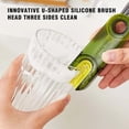 thumbnail image 4 of Multipurpose Cleaner 3 In 1, TICOZE Bottle Gap Bottle Brush, 3 In 1 Tiny Bottle Cup Lid Detail Brush, 3 In 1 Multifunctional Cleaning Tools, Suitable For Cleaning All Kinds Of Cup Caps, 4 of 7