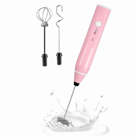 Rollbacks & More Mini Electric Handheld Milk Frother Blender with USB Electrical Maker Whisk Mixer for Cappuccino,B