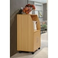 thumbnail image 3 of Hodedah Mini Microwave Cart, Beech, 3 of 4