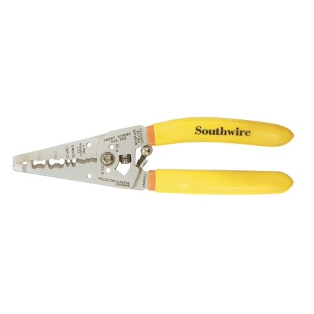 UPC: 0032886908491 | Southwire SNM1012 10-12 AWG Ergonomic Handles NM-B Cable Wire Stripper and Cutter