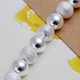 thumbnail image 2 of New Fashion Jewelry 925 Sterling Silver 8m Sand Light Beads Chain Bracelet For Unisex Man Women Gift, 2 of 4