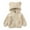 Beige, variant on Herrnalise Newborn Toddler Baby Girl Boy Winter Coat 3D Bear Zipper Fleece Hooded Jacket Infant Girls' Outerwear Warm Clothes (9Months-7Years)