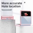 thumbnail image 6 of MonsDirect for 6.7 inch Samsung Galaxy Z Flip 4 5G 2022 Case, Slim Clear Plating Frame Hard PC Back Shockproof Anti-Scratch Full Coverage Bumper Protective Shell Cover for Galaxy Z Flip 4, Rose Gold, 6 of 7
