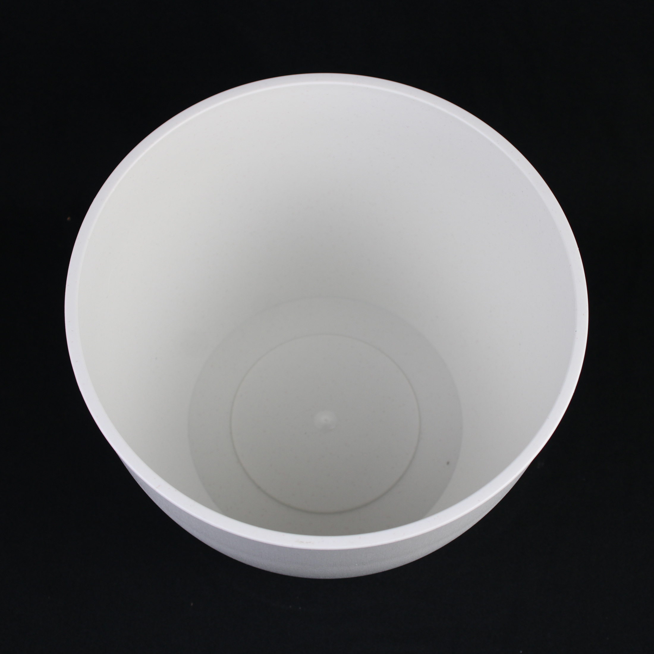 Florinia 5-Piece White Plastic Planter Set – Modern Round Indoor Flower Pots (5.4", 6.5", 7.9", 9.2", 10.7") – Lightweight Decorative Plant Containers ( without plants )