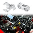 thumbnail image 3 of Unique Bargains 5 Pcs AN6 Hose Separator Clamps Fuel Line Connector for Oil Fuel Hose Replacement Silver Tone, 3 of 6