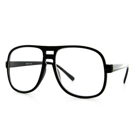 Oversized Sunglasses Eyeglasses Designer Clear Lens Retro Fashion Wear for Men Women