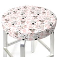 thumbnail image 3 of Honeii Cute Cartoon Cows Bar Stool Covers – Perfect Fit for 12" to 14" Round Stools, Crease-Resistant, Stretchy, Washable & Dustproof Seat Slipcovers-13 inch, 3 of 7