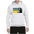 thumbnail image 2 of Support Ukrainian Flag Zelensky RESIST Unisex Graphic Hoodie Sweatshirt, White, Small, 2 of 4