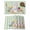 Green, variant on Easter Placemats Set of 8, Spring Watercolor Bunny Eggs Butterflies Pink Plaid Placemats for Dining Table, Place Mats for Kitchen Tabletop, Waterproof Wipeable Dining Table Mats Set