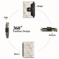 thumbnail image 6 of GAEKEAO Small Wallet for Women Slim Bifold Leather Credit Card Holder Purse Zipper Pocket Coin Wallets with ID Window, 6 of 8