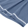 thumbnail image 2 of SWSMCLT Men's Button Henley Shirt Pull On Cotton Elasthane Breathable Spring Regular Fit Tee Comfy Shirt Casual Blue Medium, 2 of 5