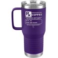 thumbnail image 1 of Prescription Coffee Rx Tumblers 20oz Travel Tumbler/Purple, 1 of 1