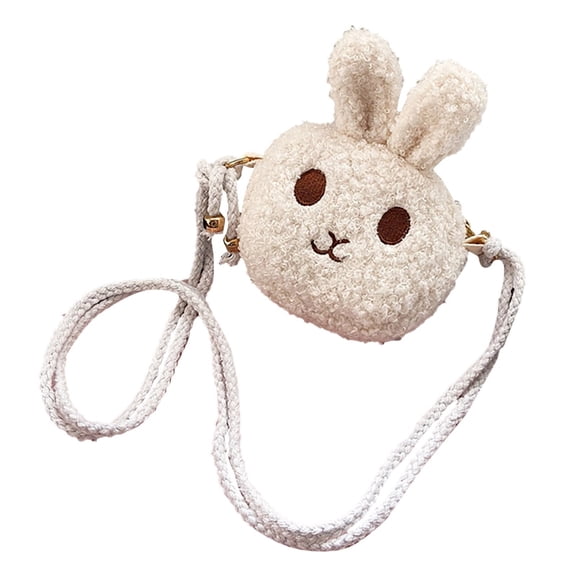 Girls Fashion Cute Rabbit Purse Crossbody Messenger Bag for Kids Daily Casual Holiday Travel