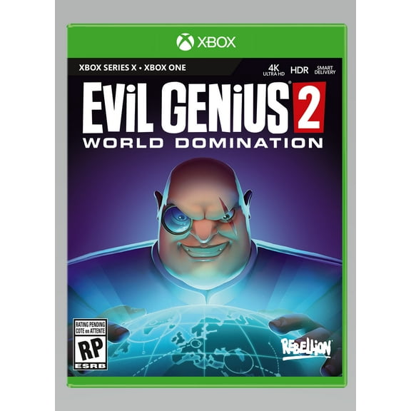 Evil Genius 2: World Domination, Rebellion Developments, Xbox One, Xbox Series X, 812303016141