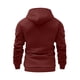 thumbnail image 3 of AUNVITO Women's Solid Color Hooded Sweatshirt Casual Pullover with Drawstring Long Sleeve Comfortable and Trendy, 3 of 4