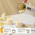 thumbnail image 3 of Soy Milk Maker 900ml Compact Portable Multifunctional Soymilk Maker for Home Kitchen, Office, Travel Plastic White 30 X 17 X 12cm, 3 of 7