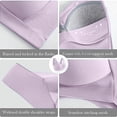 thumbnail image 5 of YanHoo Plus Size Wireless Bras for Women No Underwire Supportive Lace Bra Full Coverage Breathable Bralettes Comfort Soft Everyday Bra, 5 of 7