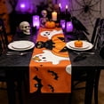 thumbnail image 6 of Yeciiwht Halloween Table Runner 13x72 in, Pumpkin Ghost Table-Runners Linen Breathable Fabric Table Runners for Fall Party Dining Table Holiday Decor, 6 of 6