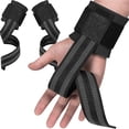 thumbnail image 2 of Maoww Sangles de Musculation avec Protecteur de Poignet, Poignée Double Face, Sangles de Gym Réglables pour Lifts Morts, Rangées, Pull-Ups, 2 of 6