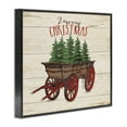 thumbnail image 2 of Stupell Merry Christmas Tree Wagon Framed Giclee Texture Art 16 x 20, 2 of 5