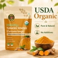 thumbnail image 2 of Spice Magic Organic Turmeric Powder, 8 oz (226 g) – Haldi / Cúrcuma, Finely Ground for Cooking, Golden Milk, Baking, 2 of 8
