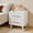 1 White, variant on Noelse 2 Piece Bedroom Furniture Set, 6 Drawer Dresser & 5 Drawer Tall Dresser with Metal Handles, White