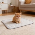 thumbnail image 4 of Alfombrilla de verano de seda de hielo para perros y gatos, 30x40 cm, alfombrilla refrescante para dormir, alfombrilla lavable para sofá de mascotas para clima cálido, 4 of 6