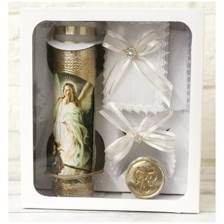 Catholic baptism candle cheap set for boy