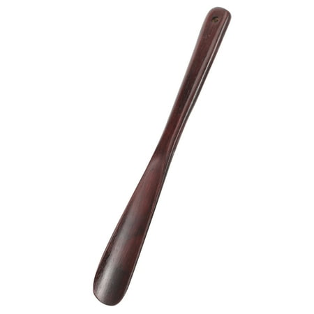 

Askfic shoe horn Wooden Long Handle Shoe Horn for Seniors Men Women Pregnancy - Claret 12.91 X1.57 X0.59