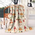 thumbnail image 2 of Red Mushroom Frog Light Pattern Blanket,Comfortable Soft Lamb Wool Throw Blanket,All Season,Warm Lightweight Blankets for Sofa Bed Couch Living Room Chair,40"x50", 2 of 4