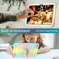 thumbnail image 3 of ShieldPlus for iPad 10th Generation Case 10.9" 2022 for Kids Girls, Shoulder Strap, Shockproof Sturdy Cute Cover 10th Gen iPad Case with Butterfly Stand,Rainbow, 3 of 6