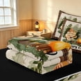 thumbnail image 5 of Erosebridal Happy Camping Zipper Full Size Comforter Sets with Fitted Sheet and 2 Pillowcases, Watercolor Gnome Zipper Bedding Set, 5 of 7