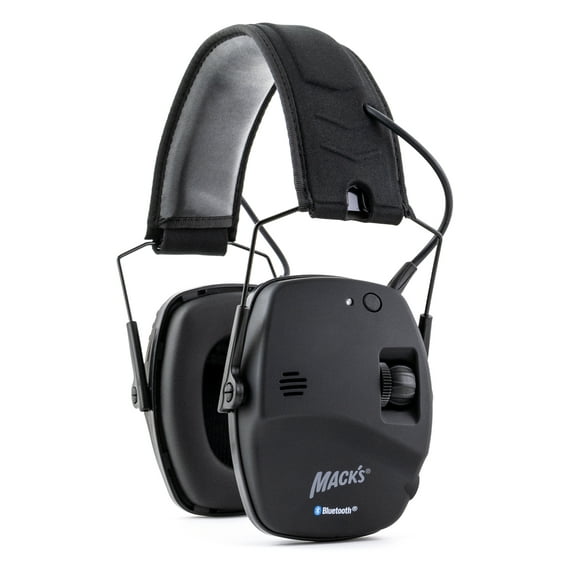 Mack’s Electronic Hearing Earmuffs with Bluetooth Wireless Technology - Headphones for Sound Amplification, Music Streaming, Hearing Protection, Video Conferencing, Loud Noise and Phone Calls