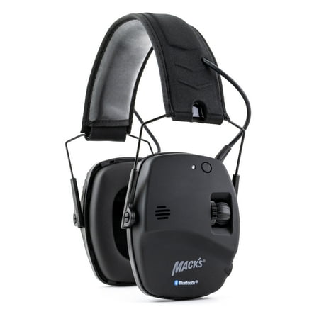 Mack’s Electronic Hearing Earmuffs with Bluetooth Wireless Technology - Headphones for Sound Amplification, Music Streaming, Hearing Protection, Video Conferencing, Loud Noise and Phone Calls
