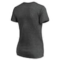 thumbnail image 3 of Women's Heathered Gray Los Angeles Chargers Victory Arch V-Neck T-Shirt, 3 of 3
