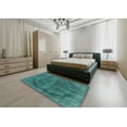 thumbnail image 5 of Ahgly Company Machine Washable Indoor Rectangle Industrial Modern Light Sea Green Area Rugs, 8' x 12', 5 of 7