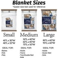 thumbnail image 5 of Custom Blanket Christmas Blanket Gifts for Women/Men/Mom/Dad/Girls/Kids Multiple Colors Sizes Soft Flannel Personalized Customized Blankets with Photos Text Thanksgiving Birthday Presents, 5 of 6